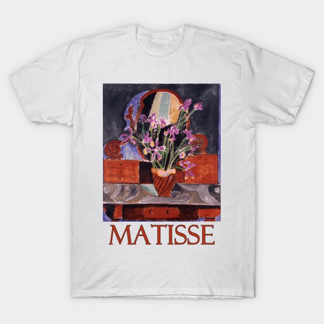 Vase of Irises by Henri Matisse T-Shirt by Naves